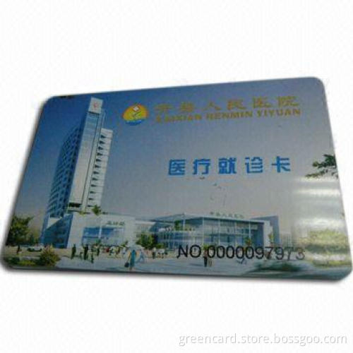 Contact/Contactless Smart Card with Glossy or Matte Surface, Measures 86 x 54 x 0.76mm